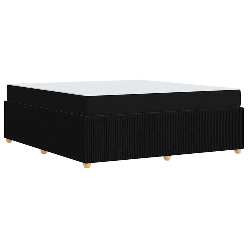 Casa si Gradina - Mobilier - Paturi si accesorii - Paturi - Cadru de pat Altele Negru 180 x 200 cm tesatura - Infinity.ro