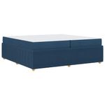 Casa si Gradina - Mobilier - Paturi si accesorii - Paturi - Cadru de pat Altele albastru 200 x 200 cm tesatura - Infinity.ro