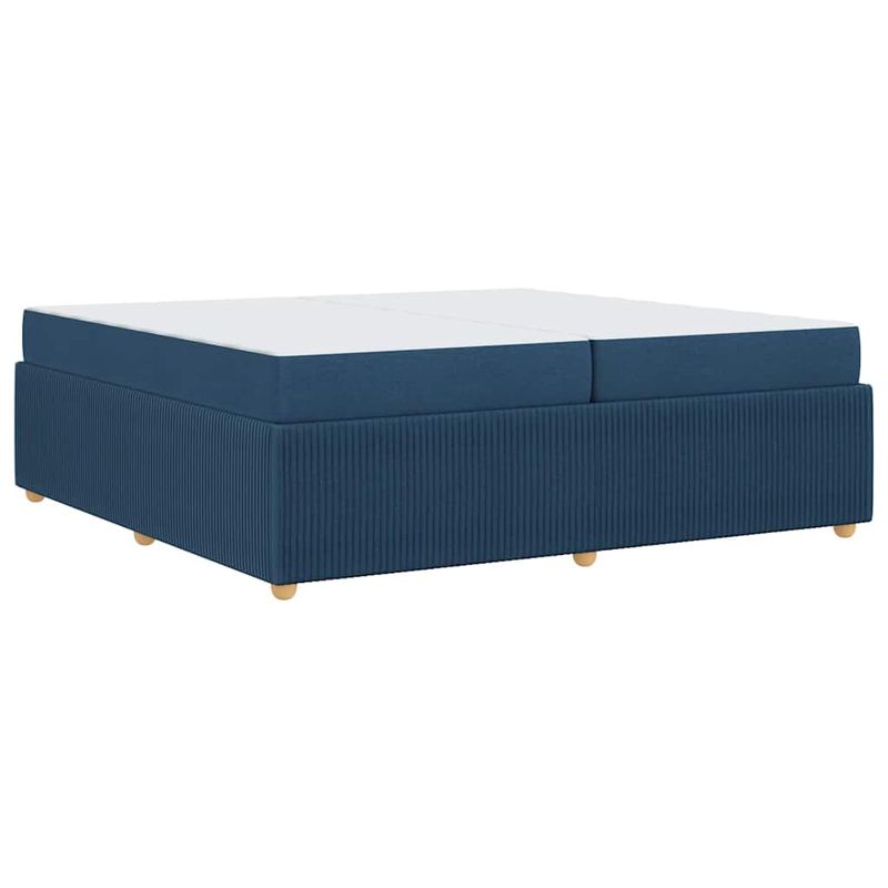Casa si Gradina - Mobilier - Paturi si accesorii - Paturi - Cadru de pat Altele albastru 200 x 200 cm tesatura - Infinity.ro