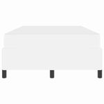 Casa si Gradina - Mobilier - Paturi si accesorii - Paturi - Cadru de pat cu saltea Alb 120 x 200 cm Piele artificiala - Infinity.ro