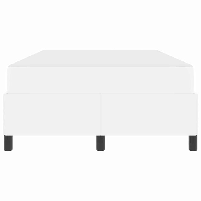 Casa si Gradina - Mobilier - Paturi si accesorii - Paturi - Cadru de pat cu saltea Alb 120 x 200 cm Piele artificiala - Infinity.ro