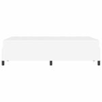 Casa si Gradina - Mobilier - Paturi si accesorii - Paturi - Cadru de pat cu saltea Alb 120 x 200 cm Piele artificiala - Infinity.ro