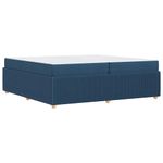 Casa si Gradina - Mobilier - Paturi si accesorii - Paturi - Cadru de pat Altele albastru 200 x 200 cm tesatura - Infinity.ro