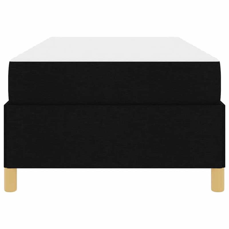 Casa si Gradina - Mobilier - Paturi si accesorii - Paturi - Pat cu arcuri Negru si Alb si Negru 100 x 200 cm tesatura - Infinity.ro