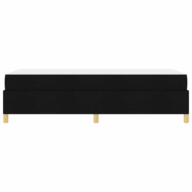 Casa si Gradina - Mobilier - Paturi si accesorii - Paturi - Pat cu arcuri Negru si Alb si Negru 100 x 200 cm tesatura - Infinity.ro