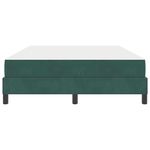 Casa si Gradina - Mobilier - Paturi si accesorii - Paturi - Pat boxspring cu saltea Verde inchis 140 x 190 cm Catifea - Infinity.ro