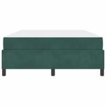 Casa si Gradina - Mobilier - Paturi si accesorii - Paturi - Cadru de pat Altele Verde inchis si alb 140 x 200 cm Catifea - Infinity.ro