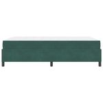 Casa si Gradina - Mobilier - Paturi si accesorii - Paturi - Cadru de pat Altele Verde inchis si alb 140 x 200 cm Catifea - Infinity.ro