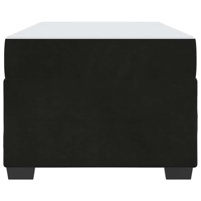 Casa si Gradina - Mobilier - Paturi si accesorii - Paturi - Cadru de pat cu saltea Altele Negru 100 x 200 cm Catifea - Infinity.ro