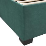 Casa si Gradina - Mobilier - Paturi si accesorii - Paturi - Cadru de pat cu saltea Altele Verde inchis 180 x 200 cm Catifea - Infinity.ro