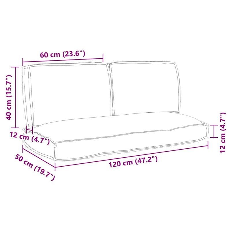 Casa si Gradina - Textile si covoare - Perne si pilote - Perne decorative - Set de perne pentru palet cu perna 3 pcs Bej - Infinity.ro