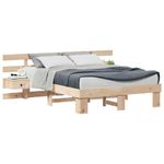 Casa si Gradina - Mobilier - Paturi si accesorii - Paturi - Cadru de pat cu sertar Maro 120 x 200 cm - Infinity.ro