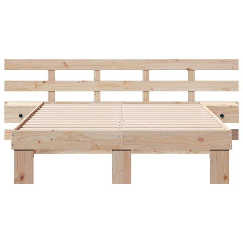 Casa si Gradina - Mobilier - Paturi si accesorii - Paturi - Cadru de pat cu sertar Maro 120 x 200 cm - Infinity.ro