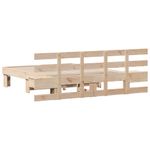 Casa si Gradina - Mobilier - Paturi si accesorii - Paturi - Cadru de pat cu sertar Maro 120 x 200 cm - Infinity.ro