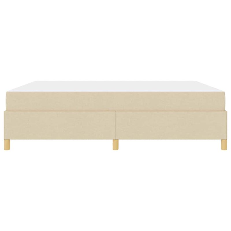 Casa si Gradina - Mobilier - Paturi si accesorii - Paturi - Pat cu arcuri Altele Negru si Maro si Alb 180 x 200 cm tesatura - Infinity.ro