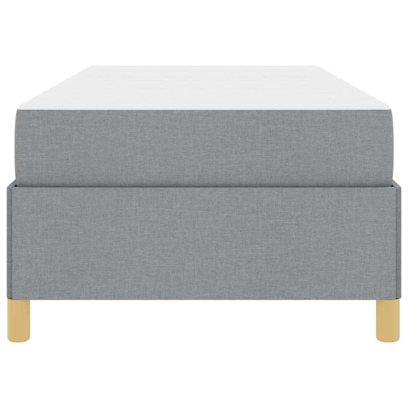 Casa si Gradina - Mobilier - Paturi si accesorii - Paturi - Pat cu arcuri Altele Negru si Maro si Alb 80 x 200 cm tesatura - Infinity.ro