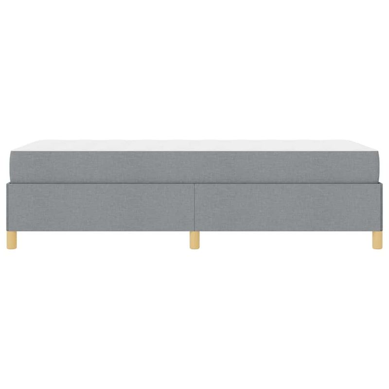 Casa si Gradina - Mobilier - Paturi si accesorii - Paturi - Pat cu arcuri Altele Negru si Maro si Alb 80 x 200 cm tesatura - Infinity.ro