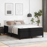 Casa si Gradina - Mobilier - Paturi si accesorii - Paturi - Cadru de pat cu saltea Negru 140 x 200 cm Piele artificiala - Infinity.ro