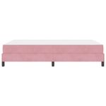 Casa si Gradina - Mobilier - Paturi si accesorii - Paturi - Pat boxspring cu saltea Roz 140 x 210 cm Catifea - Infinity.ro