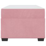 Casa si Gradina - Mobilier - Paturi si accesorii - Paturi - Cadru de pat cu saltea Altele Roz 90 x 190 cm Catifea - Infinity.ro