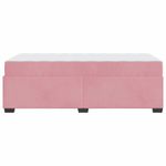 Casa si Gradina - Mobilier - Paturi si accesorii - Paturi - Cadru de pat cu saltea Altele Roz 90 x 190 cm Catifea - Infinity.ro