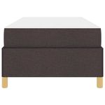 Casa si Gradina - Mobilier - Paturi si accesorii - Paturi - Pat cu arcuri Maro si Alb si Maro inchis 80 x 200 cm tesatura - Infinity.ro