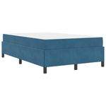 Casa si Gradina - Mobilier - Paturi si accesorii - Paturi - Cadru de pat Altele Albastru inchis si alb 120 x 200 cm Catifea - Infinity.ro