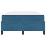 Casa si Gradina - Mobilier - Paturi si accesorii - Paturi - Cadru de pat Altele Albastru inchis si alb 120 x 200 cm Catifea - Infinity.ro