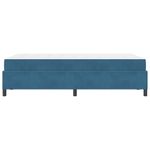 Casa si Gradina - Mobilier - Paturi si accesorii - Paturi - Cadru de pat Altele Albastru inchis si alb 120 x 200 cm Catifea - Infinity.ro