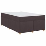 Casa si Gradina - Mobilier - Paturi si accesorii - Paturi - Cadru de pat cu saltea Altele Maro inchis 120 x 200 cm tesatura - Infinity.ro