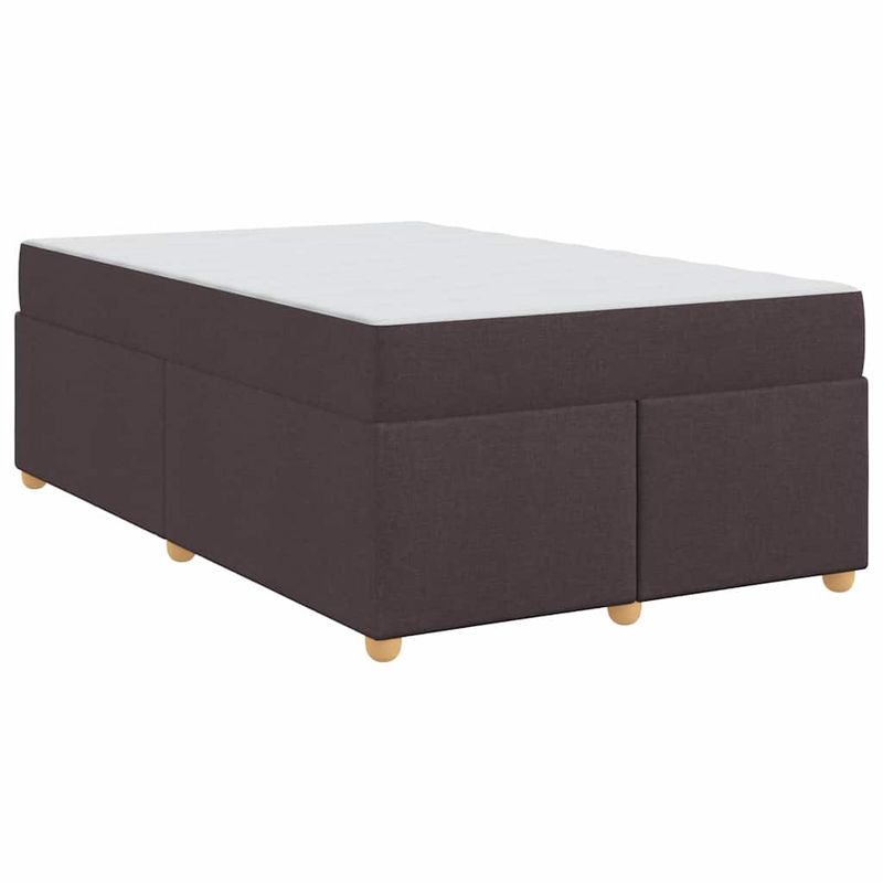 Casa si Gradina - Mobilier - Paturi si accesorii - Paturi - Cadru de pat cu saltea Altele Maro inchis 120 x 200 cm tesatura - Infinity.ro