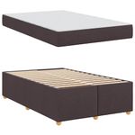 Casa si Gradina - Mobilier - Paturi si accesorii - Paturi - Cadru de pat cu saltea Altele Maro inchis 120 x 200 cm tesatura - Infinity.ro