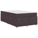 Casa si Gradina - Mobilier - Paturi si accesorii - Paturi - Cadru de pat cu saltea Altele Maro inchis 120 x 200 cm tesatura - Infinity.ro
