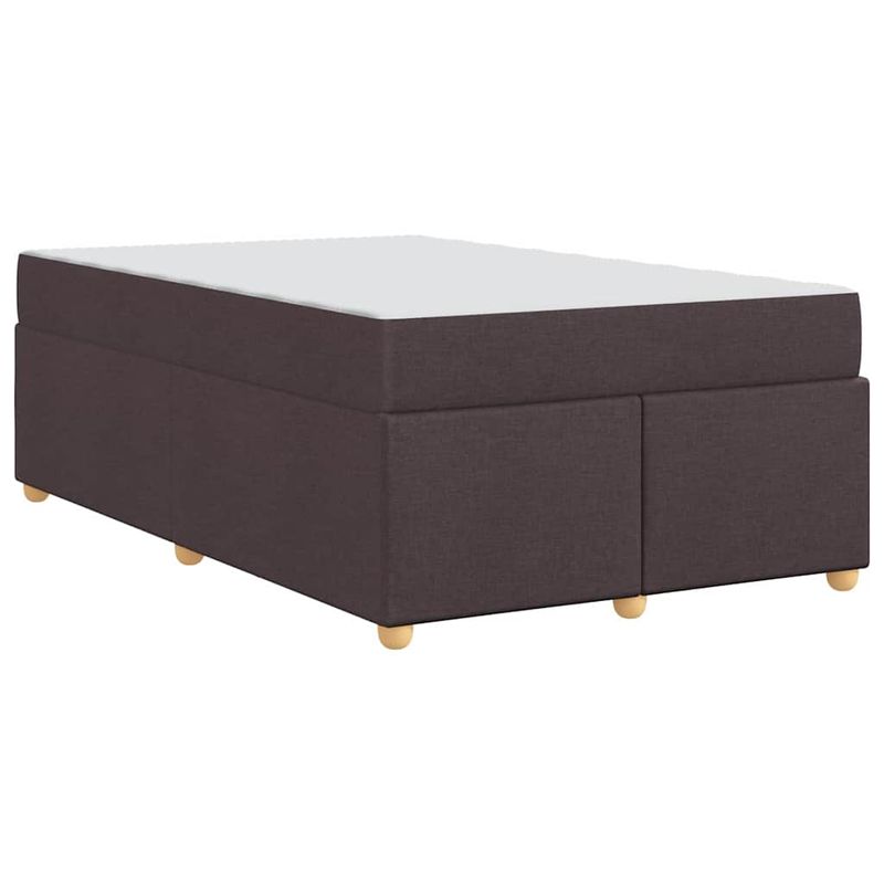 Casa si Gradina - Mobilier - Paturi si accesorii - Paturi - Cadru de pat cu saltea Altele Maro inchis 120 x 200 cm tesatura - Infinity.ro