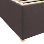 Casa si Gradina - Mobilier - Paturi si accesorii - Paturi - Cadru de pat cu saltea Altele Maro inchis 120 x 200 cm tesatura - Infinity.ro