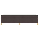 Casa si Gradina - Mobilier - Paturi si accesorii - Paturi - Pat cu arcuri Altele Maro inchis si Alb 90 x 200 cm tesatura - Infinity.ro
