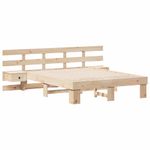 Casa si Gradina - Mobilier - Paturi si accesorii - Paturi - Cadru de pat cu sertar Maro 135 x 190 cm - Infinity.ro