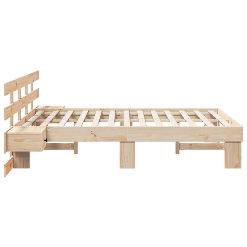 Casa si Gradina - Mobilier - Paturi si accesorii - Paturi - Cadru de pat cu sertar Maro 135 x 190 cm - Infinity.ro