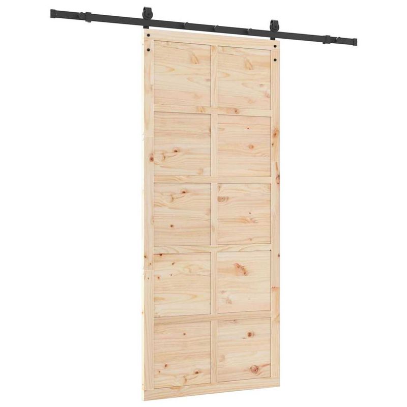 Casa si Gradina - Constructii - Usi interior, exterior si garaj - Usi garaj - Usa glisanta Maro 90 x 208 cm Lemn masiv de pin - Infinity.ro