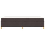 Casa si Gradina - Mobilier - Paturi si accesorii - Paturi - Pat cu arcuri Altele Maro inchis si Alb 120 x 190 cm tesatura - Infinity.ro