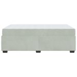 Casa si Gradina - Mobilier - Paturi si accesorii - Paturi - Cadru de pat cu saltea Altele Gri deschis 120 x 190 cm Catifea - Infinity.ro