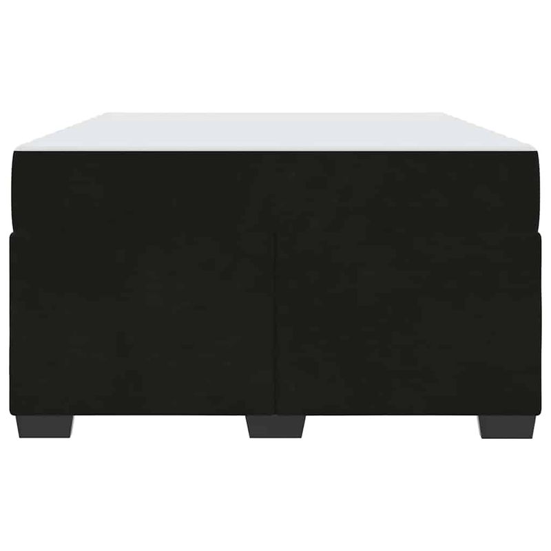 Casa si Gradina - Mobilier - Paturi si accesorii - Paturi - Cadru de pat cu saltea Altele Negru 120 x 200 cm Catifea - Infinity.ro