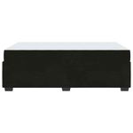 Casa si Gradina - Mobilier - Paturi si accesorii - Paturi - Cadru de pat cu saltea Altele Negru 120 x 200 cm Catifea - Infinity.ro