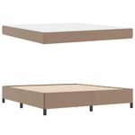 Casa si Gradina - Mobilier - Paturi si accesorii - Paturi - Cadru de pat cu saltea Cappuccino 180 x 200 cm - Infinity.ro