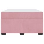 Casa si Gradina - Mobilier - Paturi si accesorii - Paturi - Cadru de pat cu saltea Altele Roz 120 x 200 cm Catifea - Infinity.ro