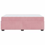 Casa si Gradina - Mobilier - Paturi si accesorii - Paturi - Cadru de pat cu saltea Altele Roz 120 x 200 cm Catifea - Infinity.ro