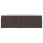 Casa si Gradina - Mobilier - Paturi si accesorii - Paturi - Cadru de pat Maro inchis 200 x 200 cm tesatura - Infinity.ro