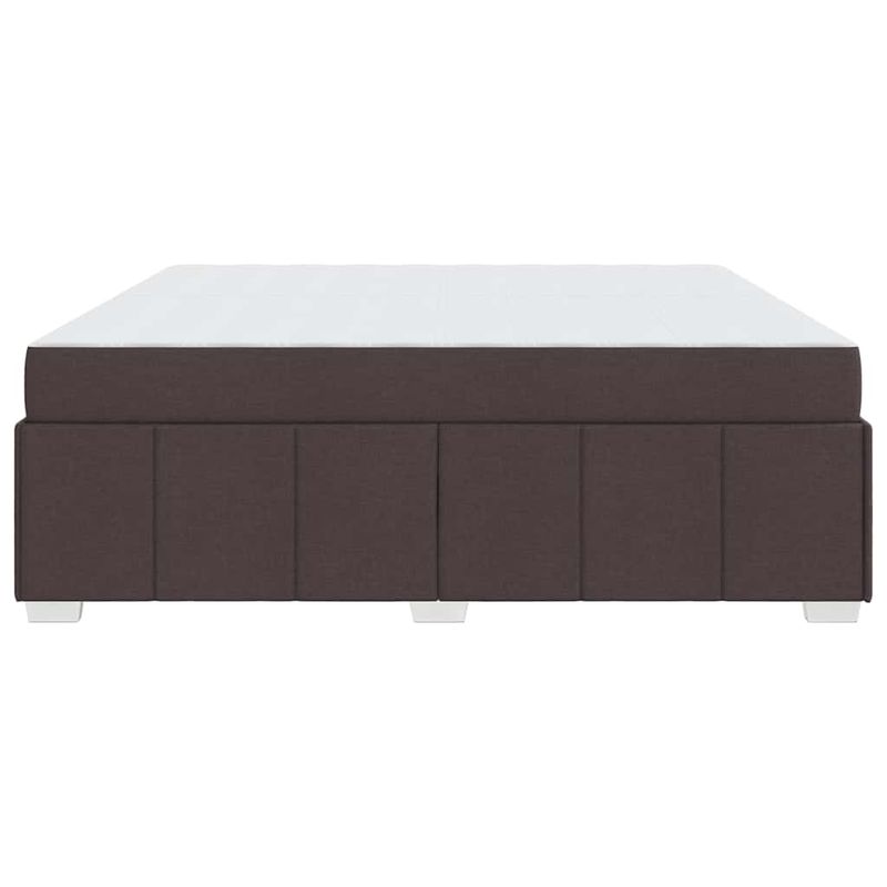 Casa si Gradina - Mobilier - Paturi si accesorii - Paturi - Cadru de pat Maro inchis 200 x 200 cm tesatura - Infinity.ro