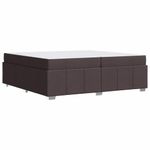Casa si Gradina - Mobilier - Paturi si accesorii - Paturi - Cadru de pat Maro inchis 200 x 200 cm tesatura - Infinity.ro
