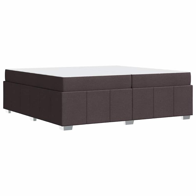 Casa si Gradina - Mobilier - Paturi si accesorii - Paturi - Cadru de pat Maro inchis 200 x 200 cm tesatura - Infinity.ro